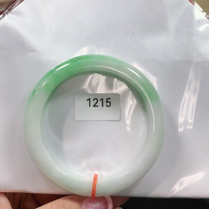 翡翠手镯未镶嵌天然翡翠手镯56