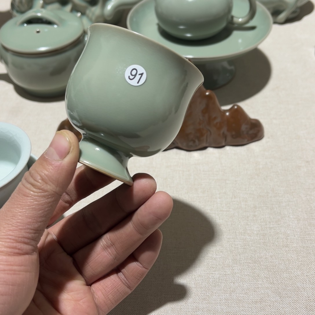 【闪购商品】高足手工汝瓷仿古