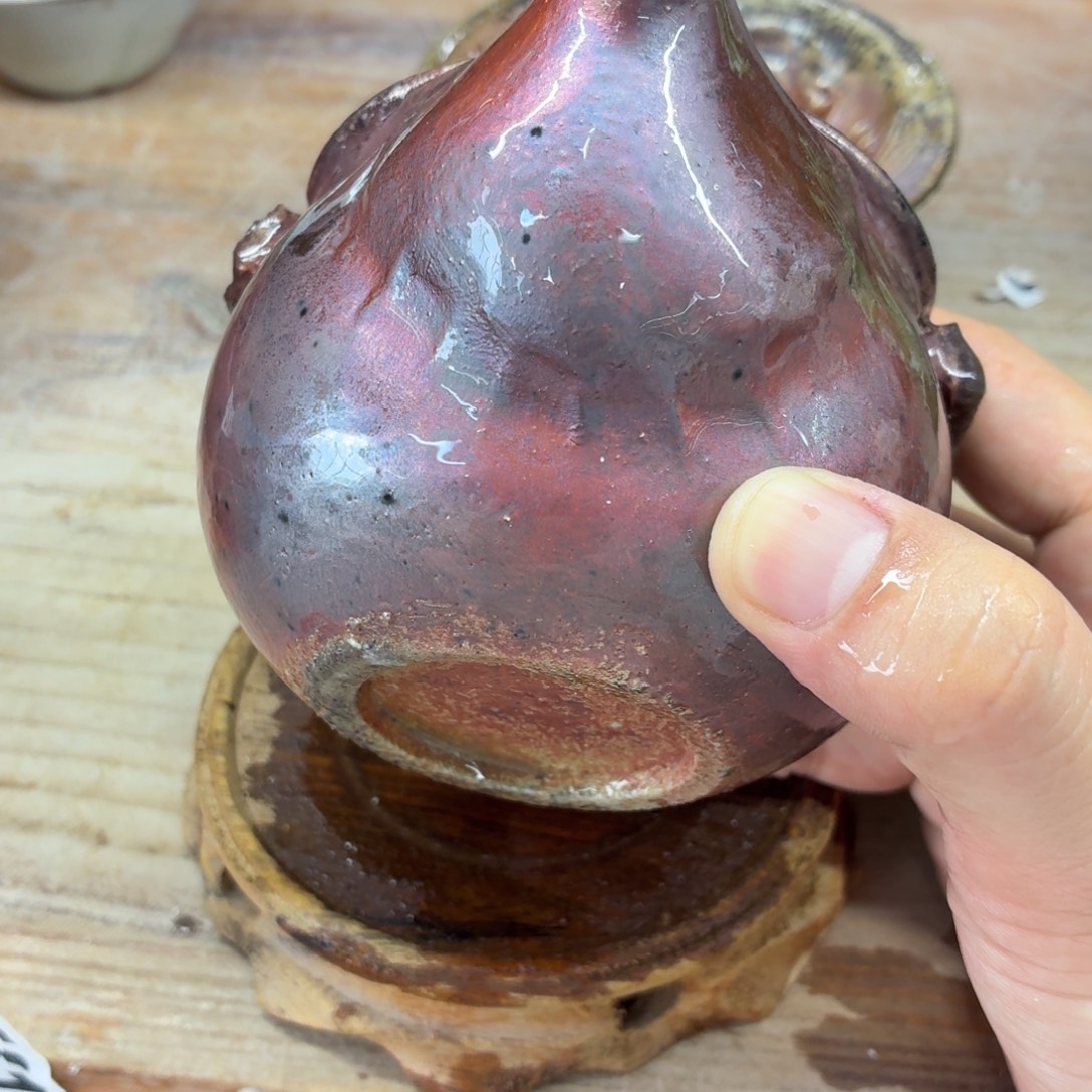 陶园柴烧精品高货443瑕