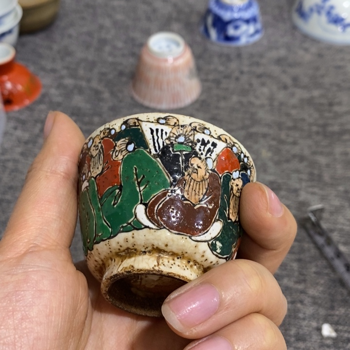 紫砂茶杯餐***卢非常漂亮好看的碗