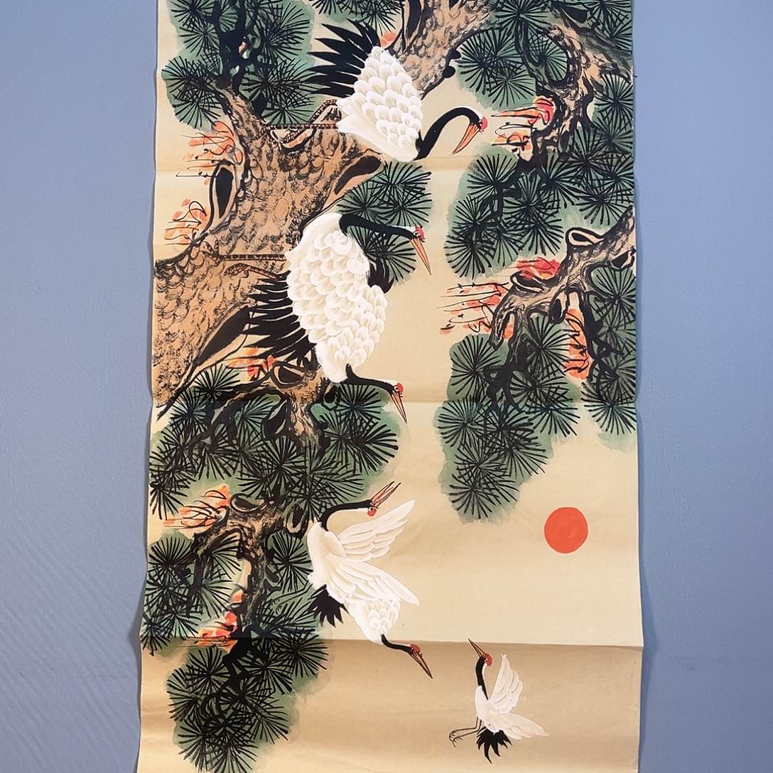 国画461 花开富贵花开桃花满