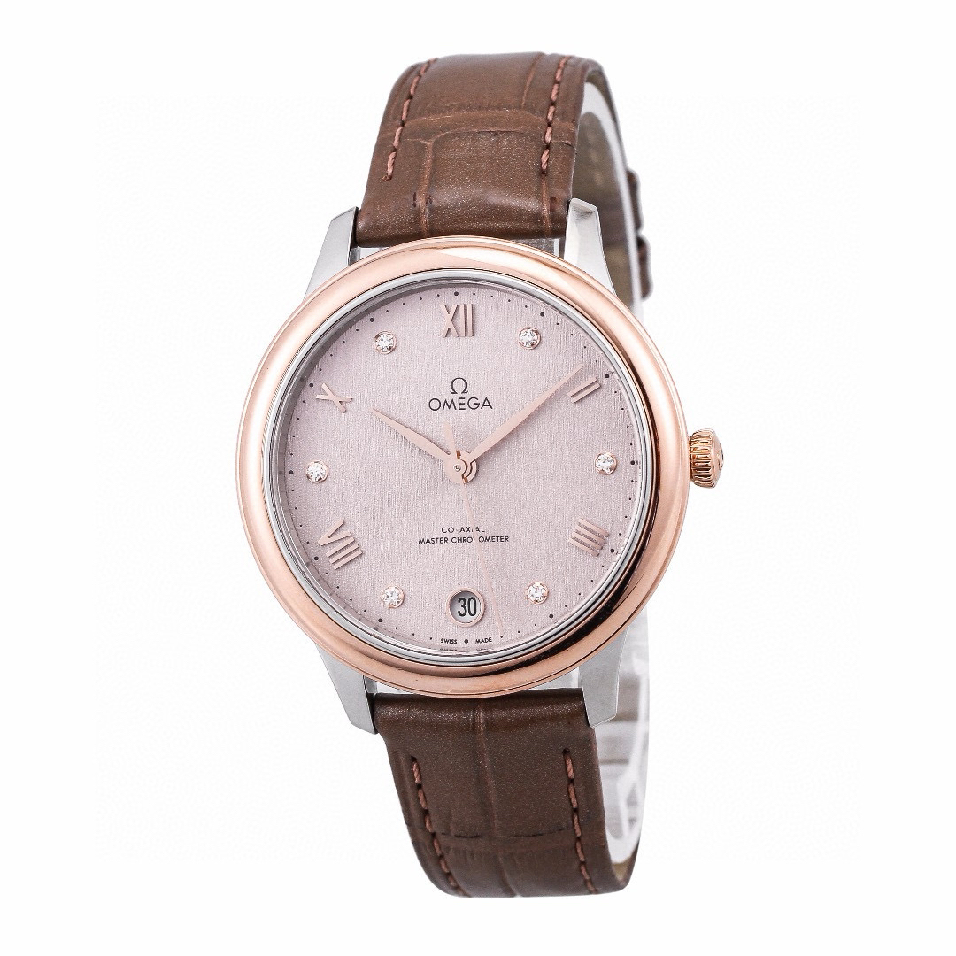 99新 Omega/欧米茄 麦麦女表 蝶飞 新款原钻34mm 23年全套