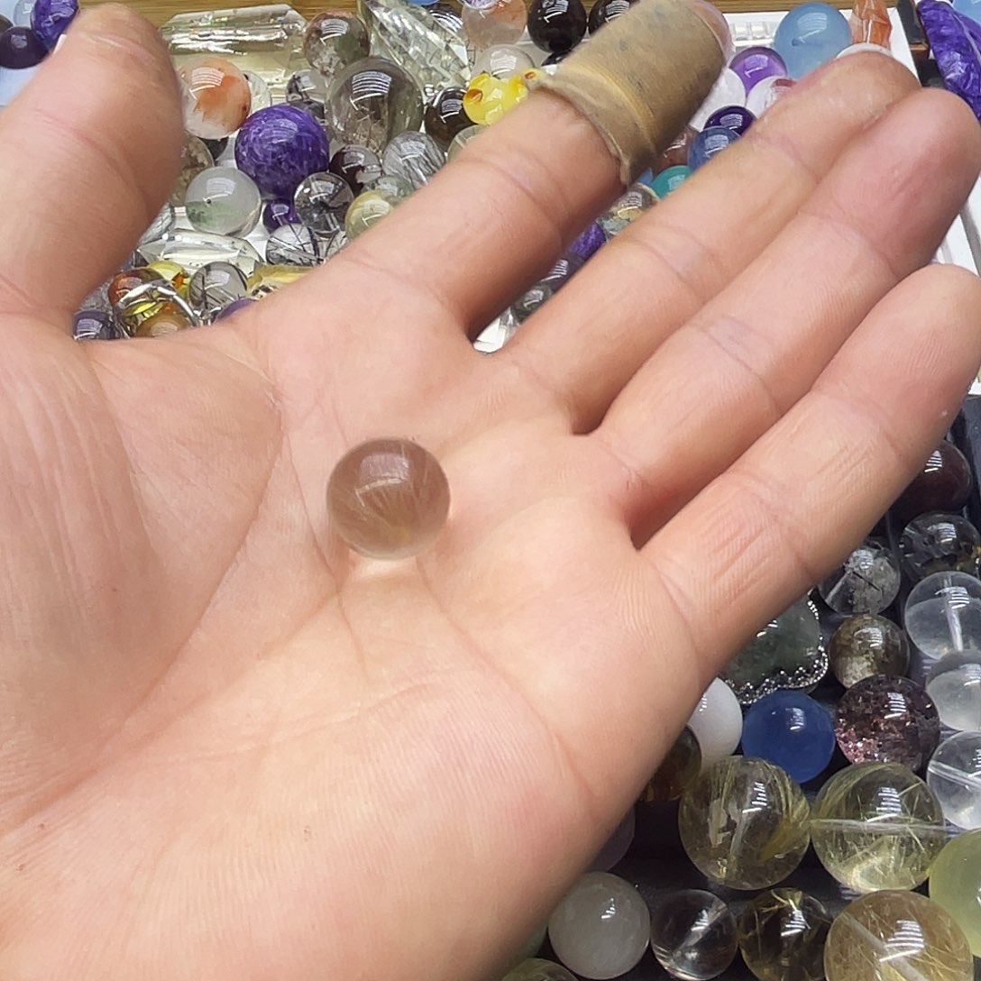 查罗石珠子合金鱼*