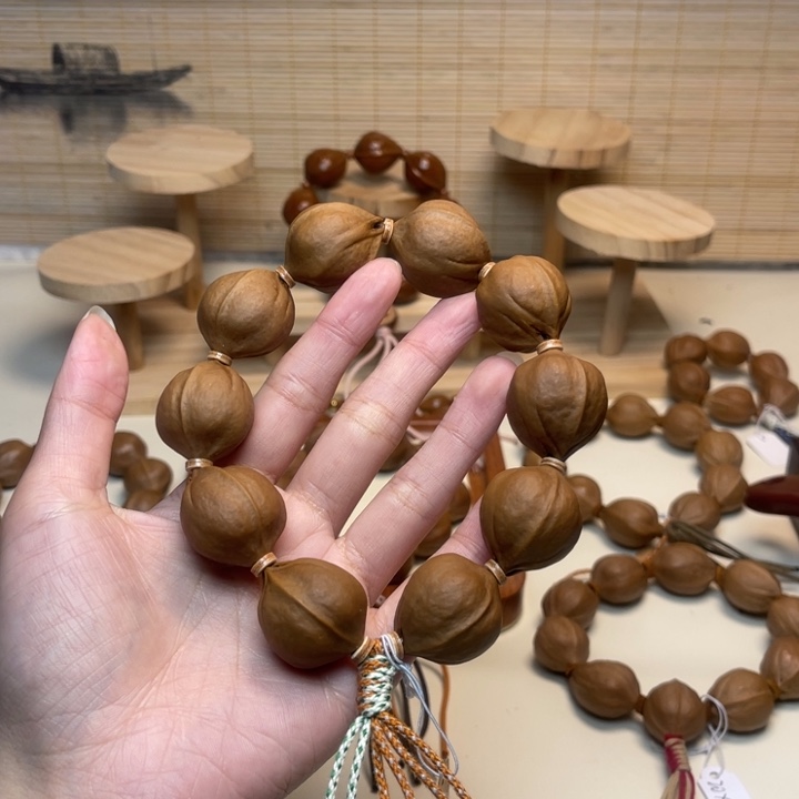宝***宝手串/手链橄榄核23.27精品梅林铁核