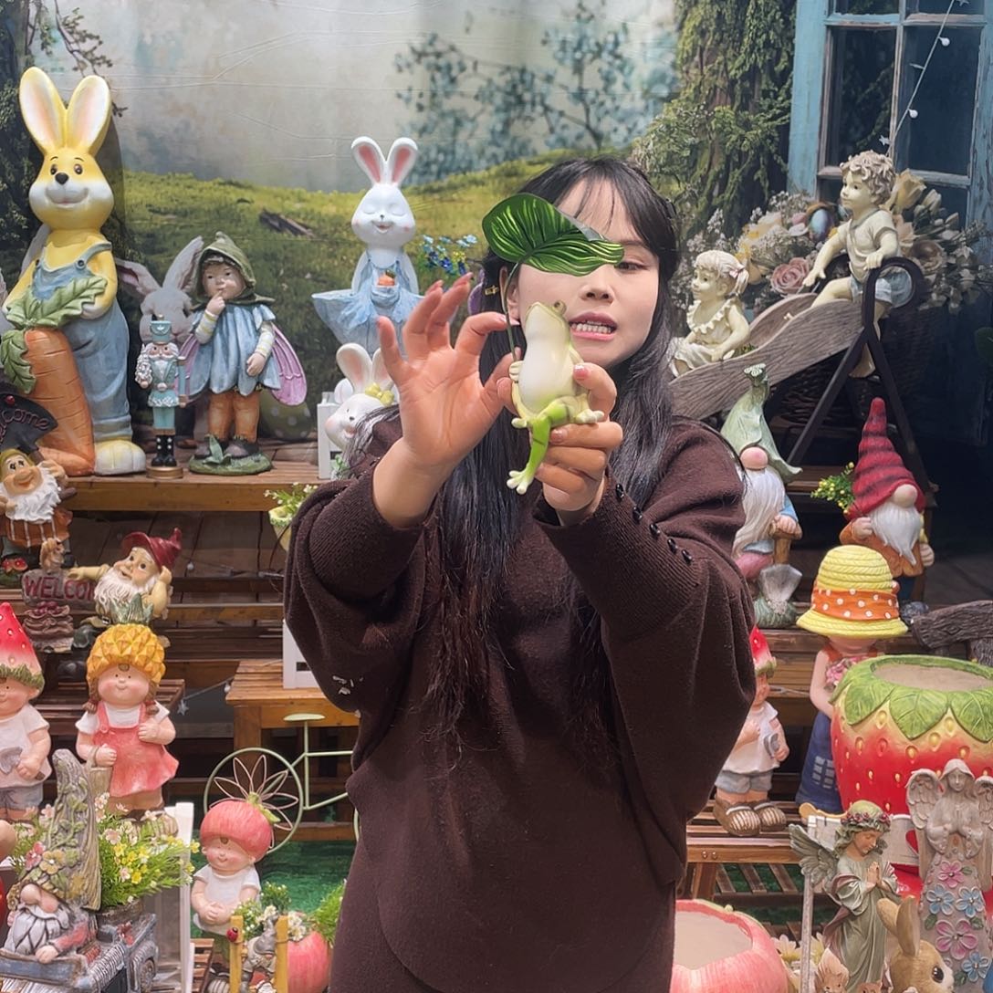 摆件花园摆件红红火火