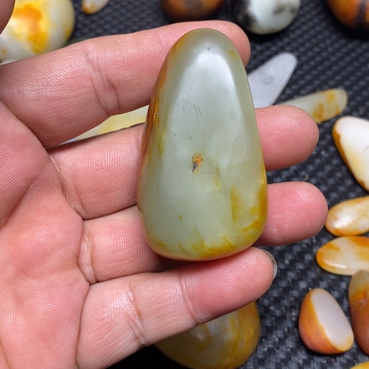 和田玉（白玉）珠宝奇石未镶嵌竹*