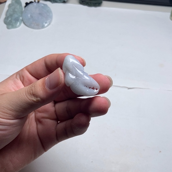 颈饰未镶嵌翡翠蟹钳3