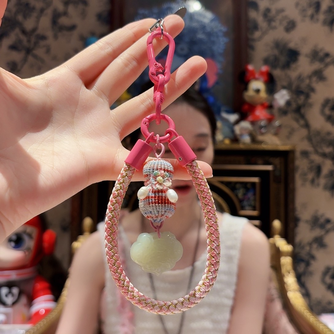 和田玉未镶嵌手机链