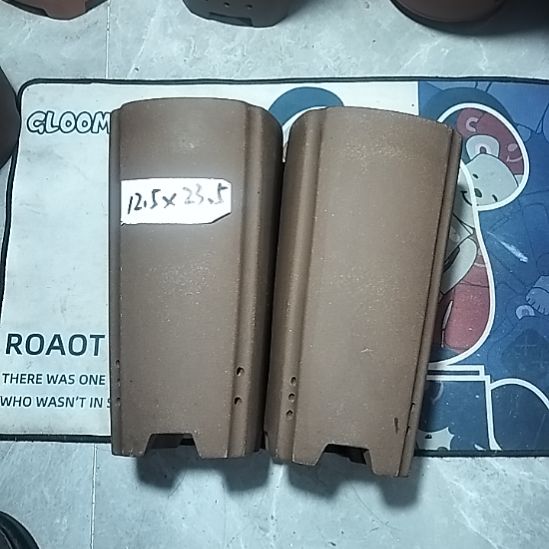 紫砂四方签筒两个