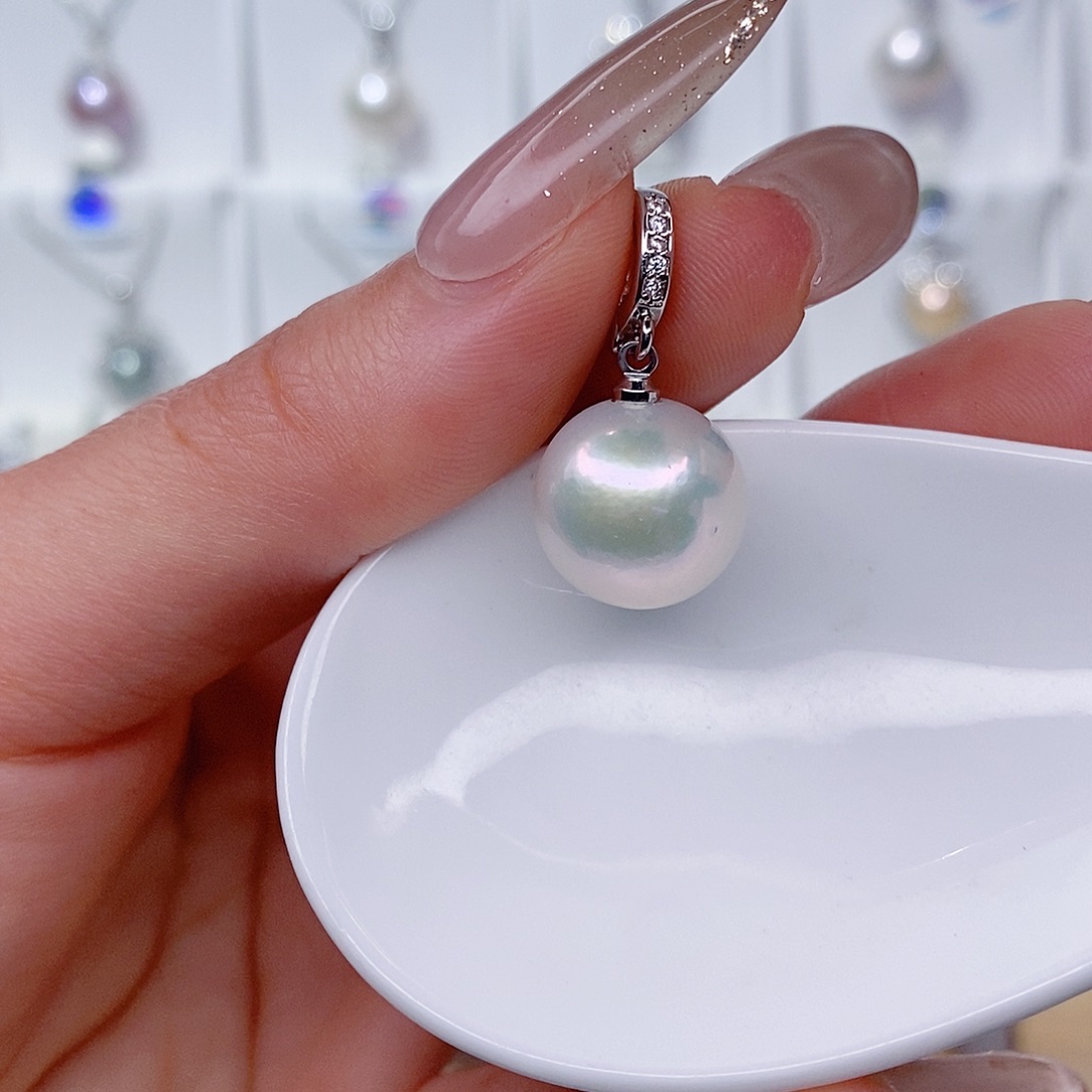 淡水珍珠未镶嵌吊坠(赠链)