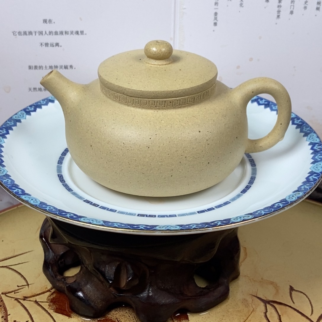 紫砂茶壶本绿170 容量宜兴紫砂壶