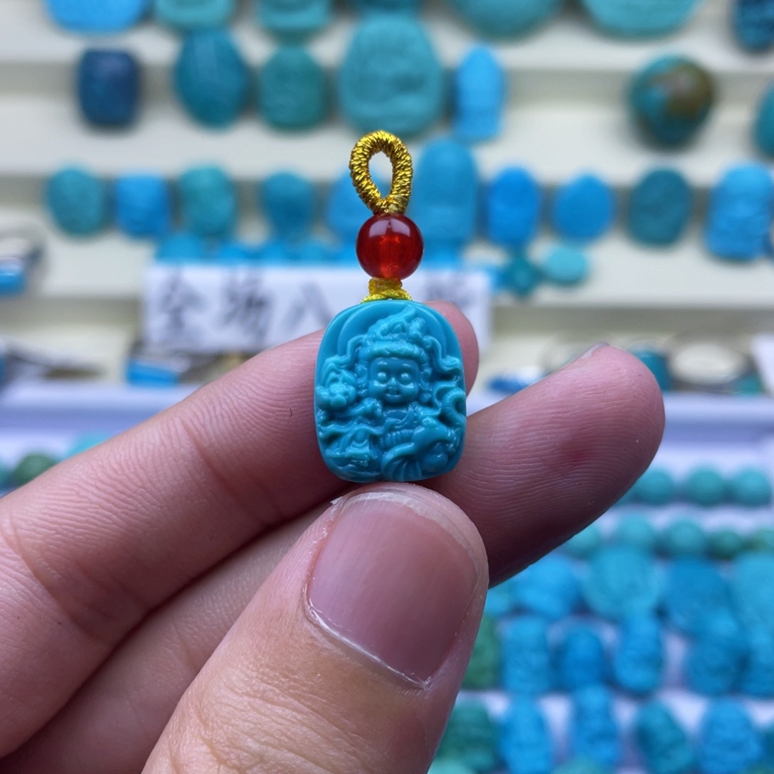 绿松石珠宝奇石未镶嵌