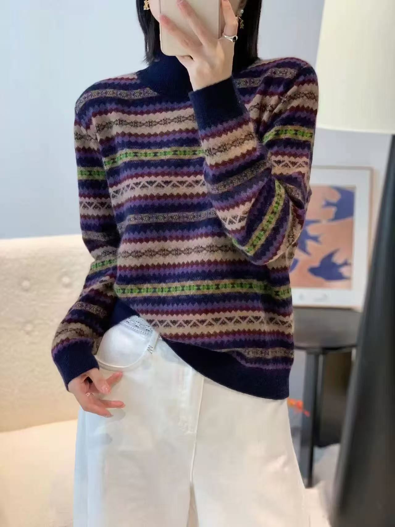 743【紫 罗兰】秋冬针织衫