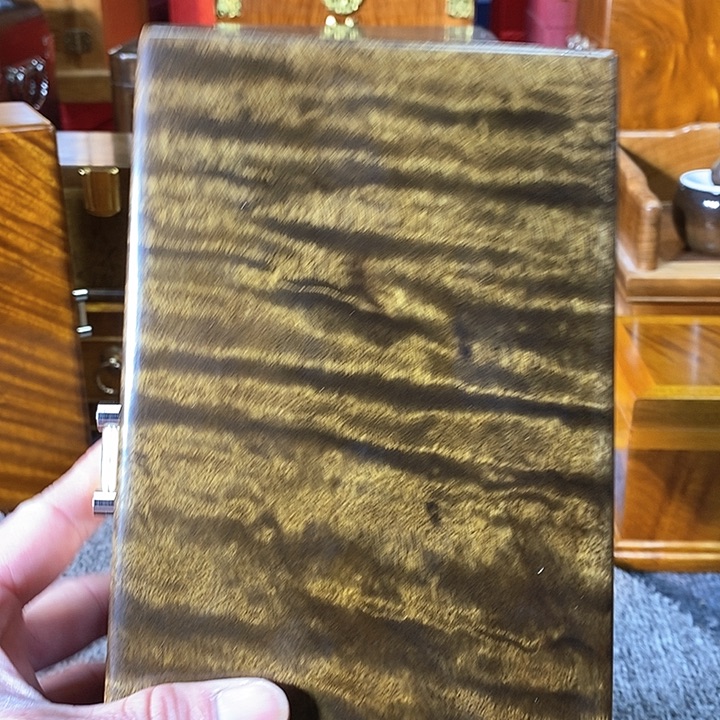 金丝楠阴沉木首饰盒