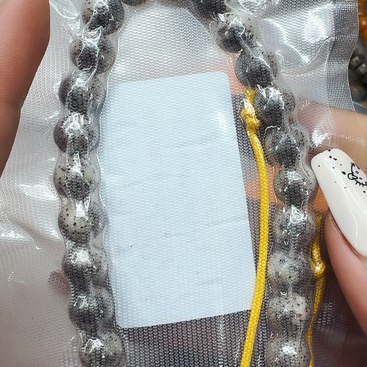 星月菩提手串399高端黑灰星月菩提0.9圆手持