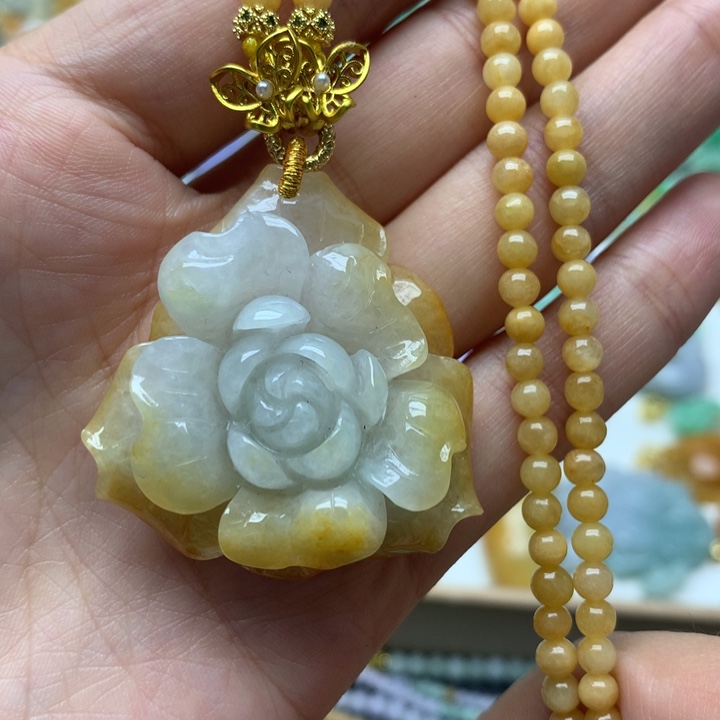 颈饰未镶嵌翡翠翡翠