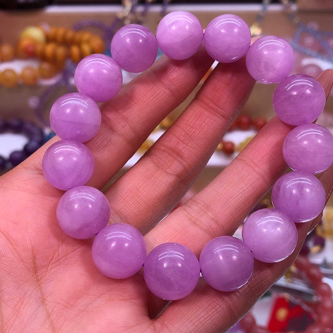 锂辉石手链未镶嵌手链