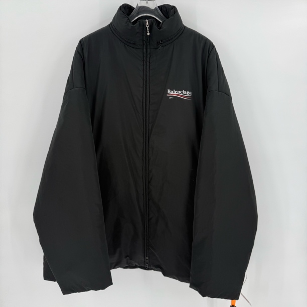 99新 Balenciaga/巴黎世家 可乐海浪棉服/48码/Sw24444