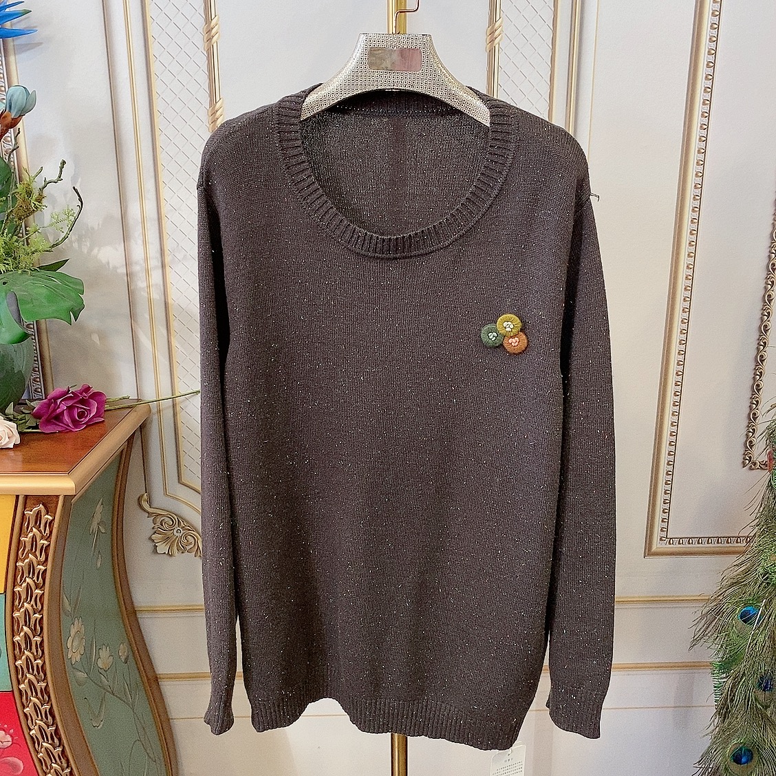 （衣长）新款时尚百搭毛衣8068