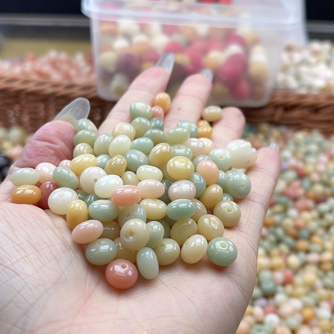 白玉菩提吊坠q9mm/100+20颗