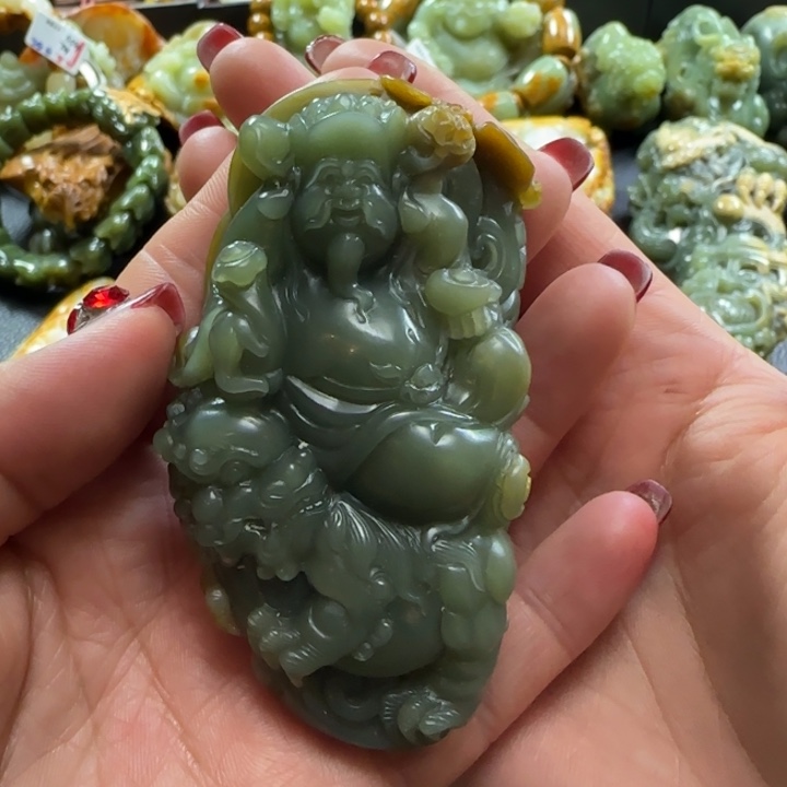 和田玉手把未镶嵌