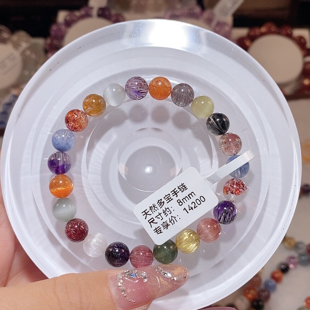 水晶手链未镶嵌多宝