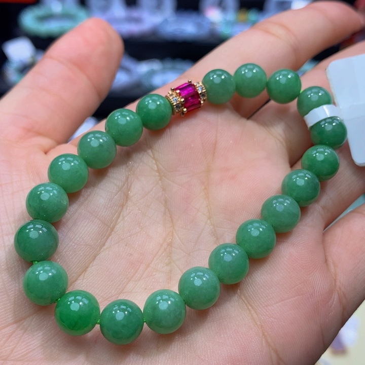 翡翠手链未镶嵌翡翠