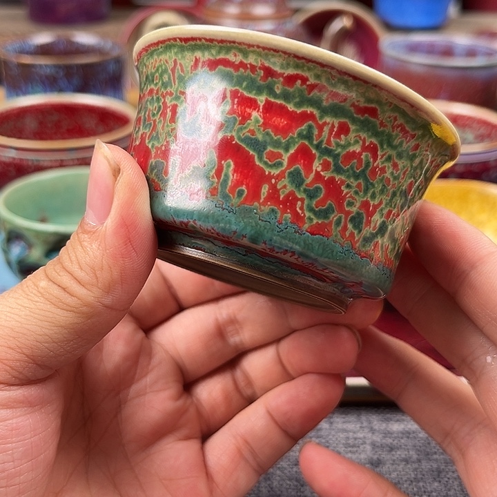 钧窑茶器作品钧瓷