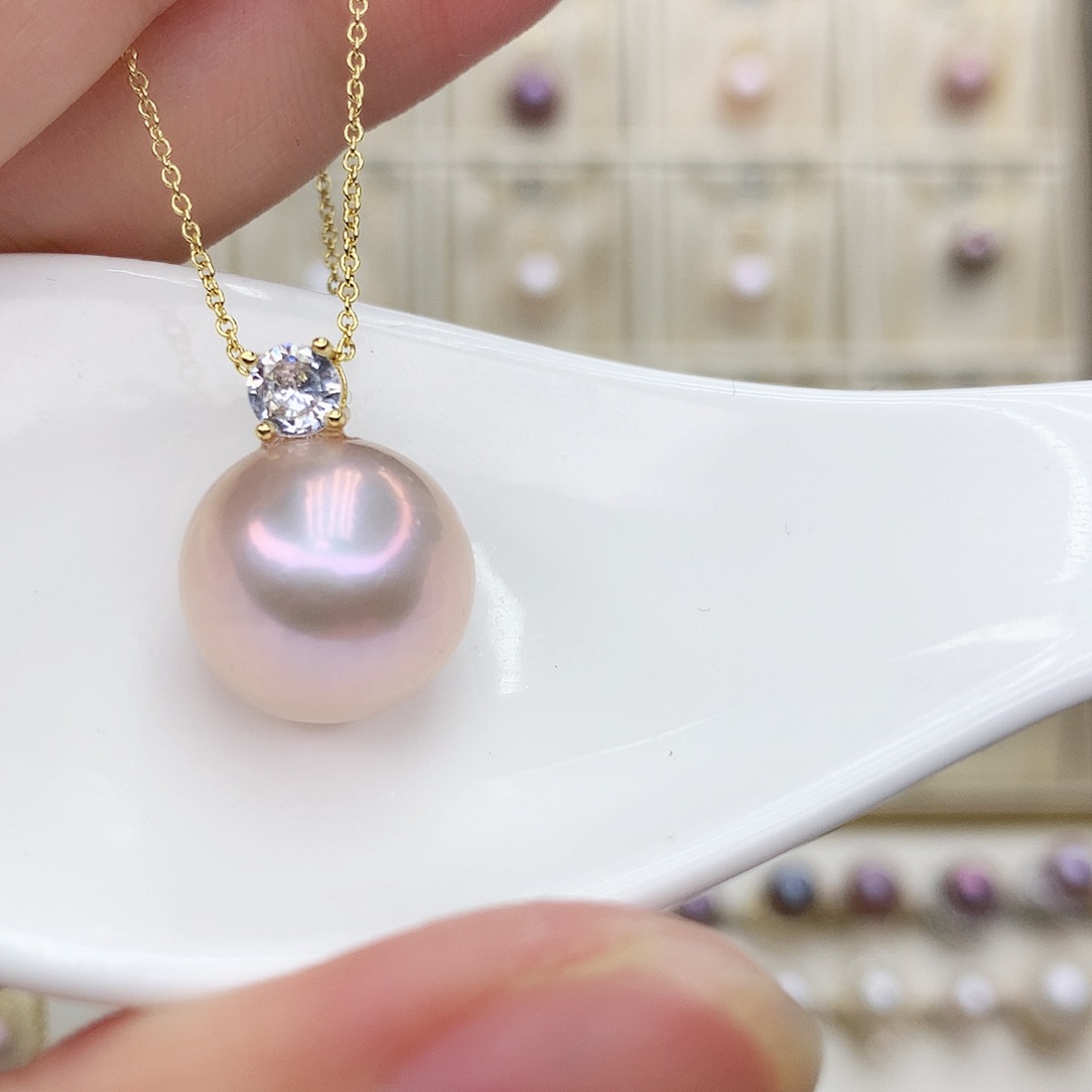 淡水珍珠颈饰合金