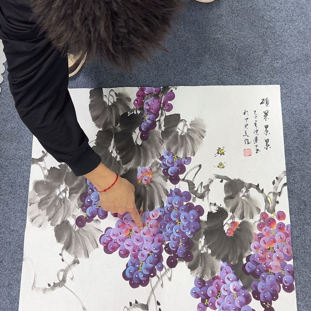 国画国画作品纯手绘作品