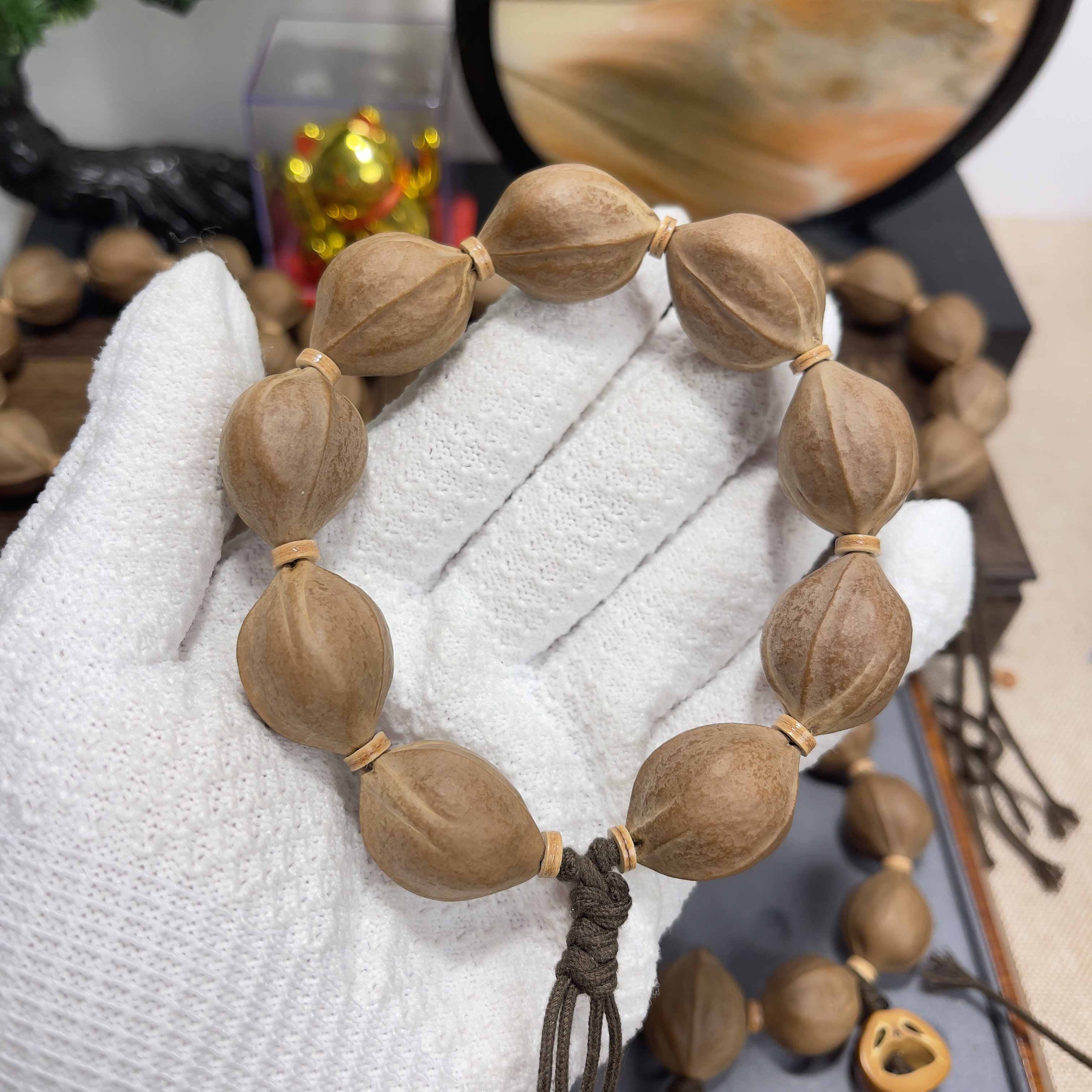 QY千懿梅林老树铁核20/26原生态原皮素串