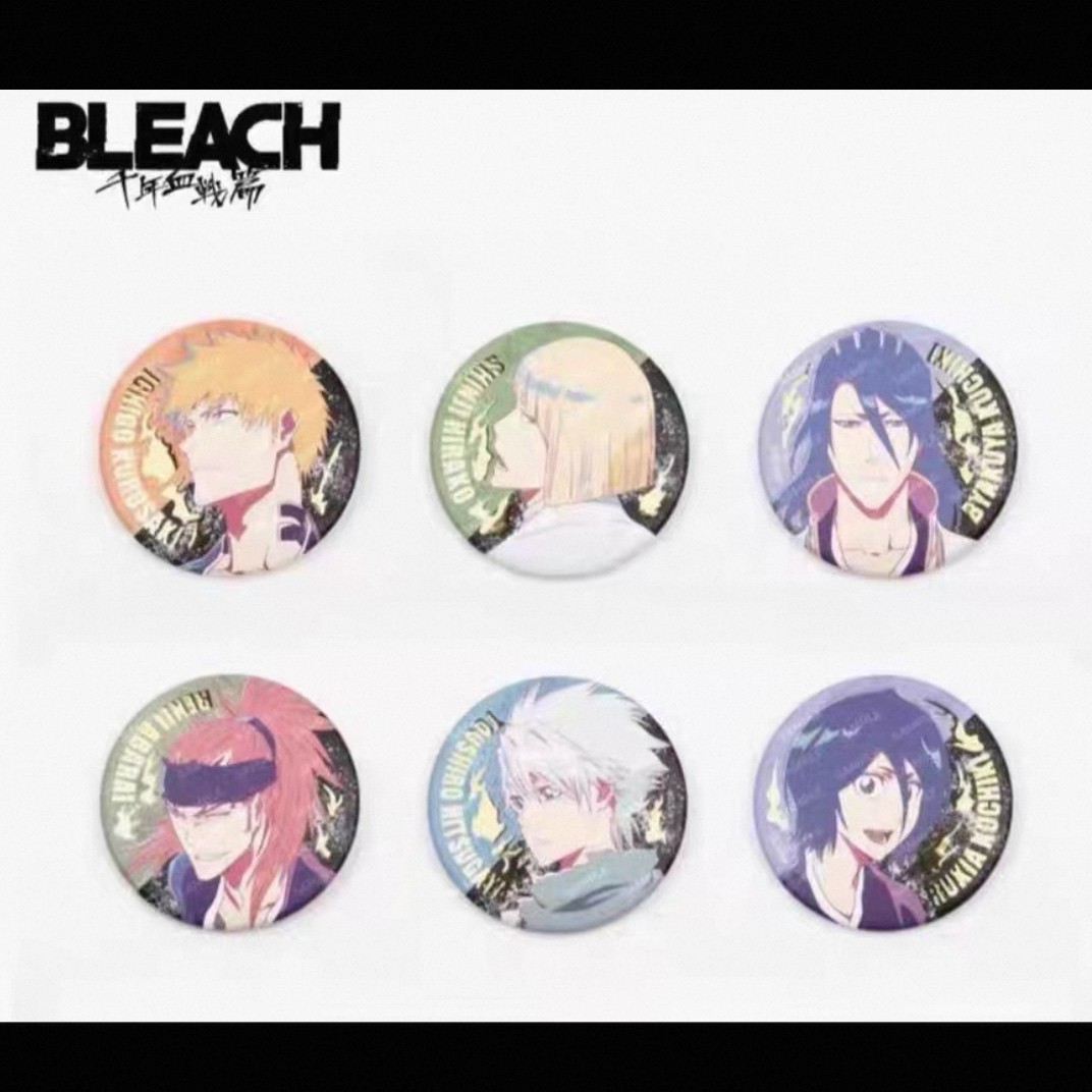 死神BLEACH千年血战篇盲盒吧唧 死神电眼 anique 吧唧