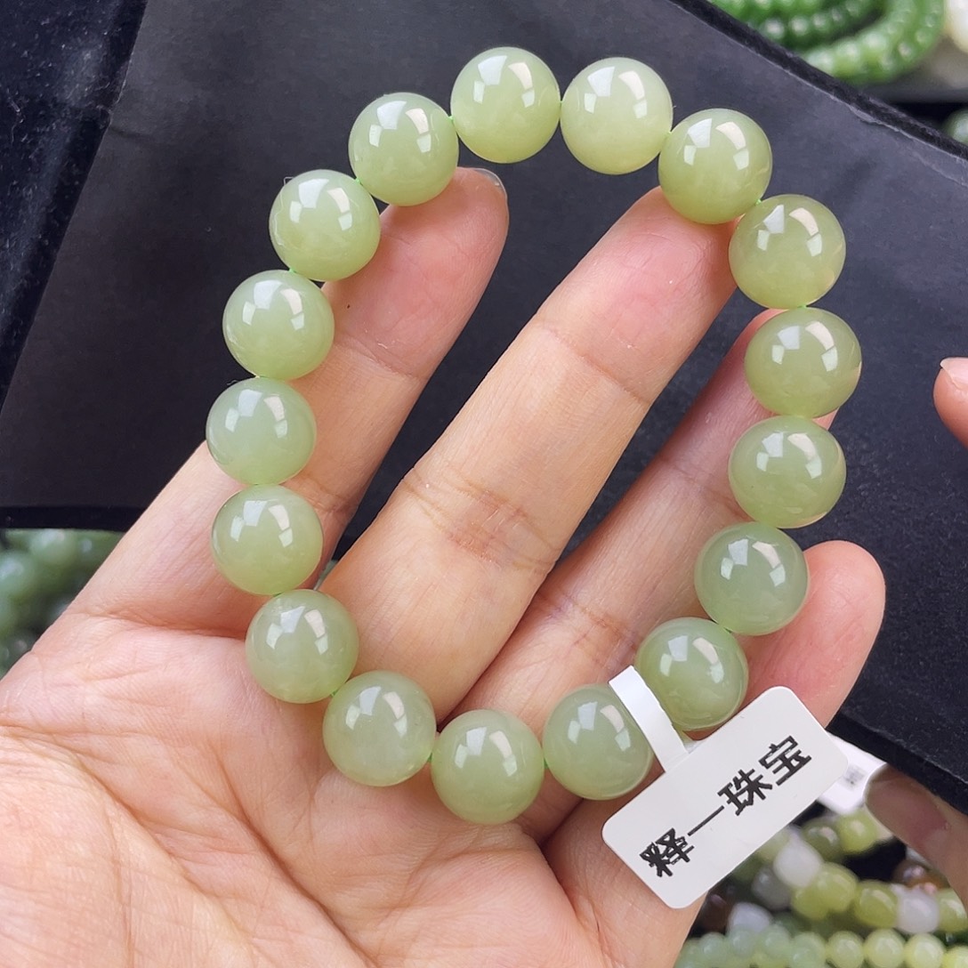 和田玉未镶嵌手链