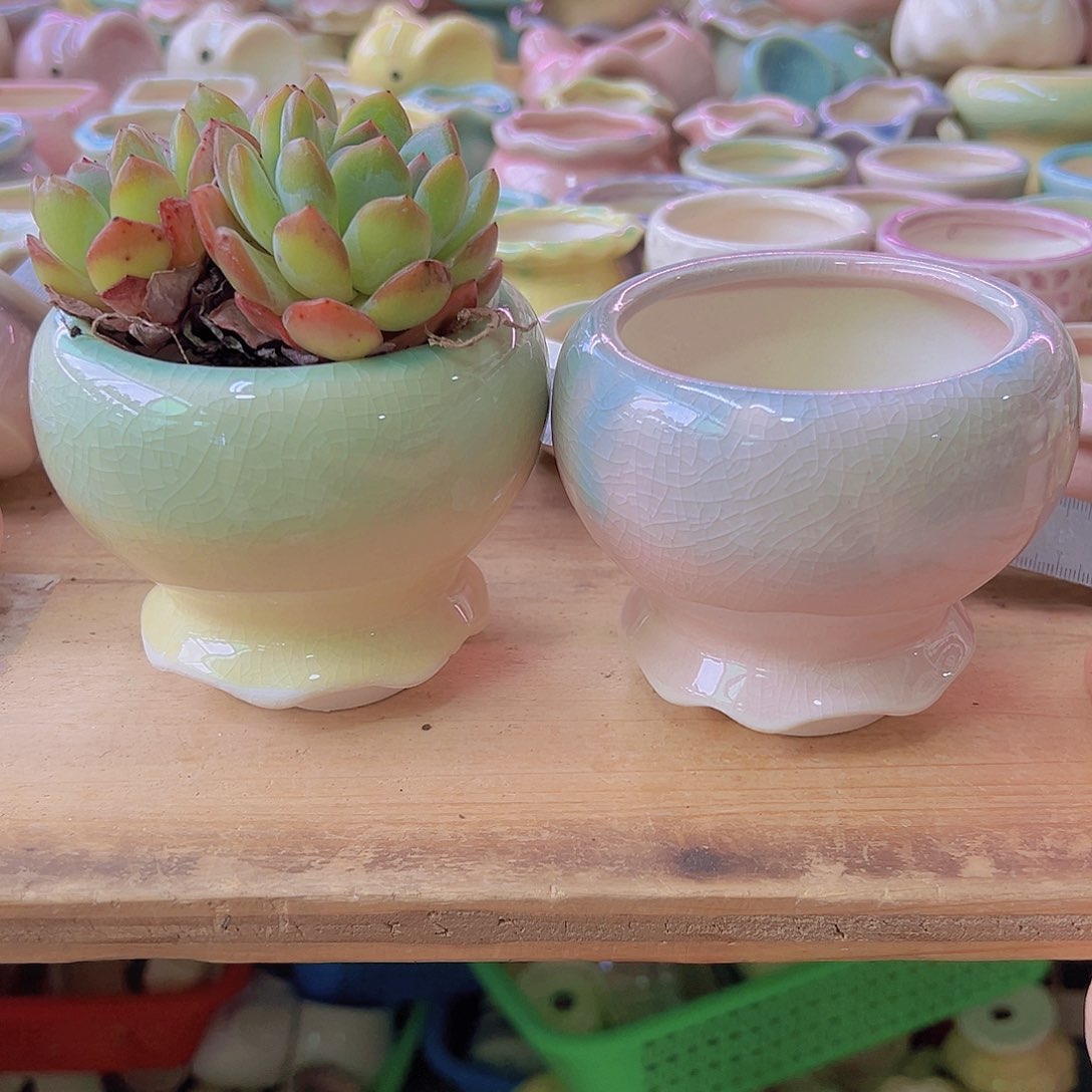 陶瓷花盆当场满12包邮