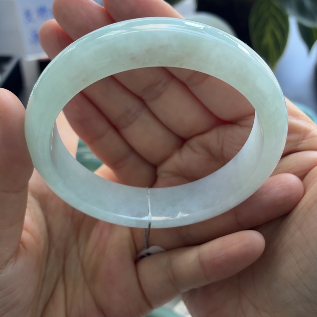 翡翠未镶嵌手镯天然