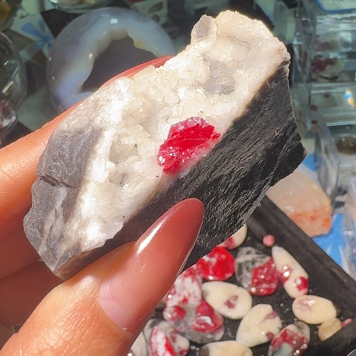 探***程天然辰砂天然朱砂