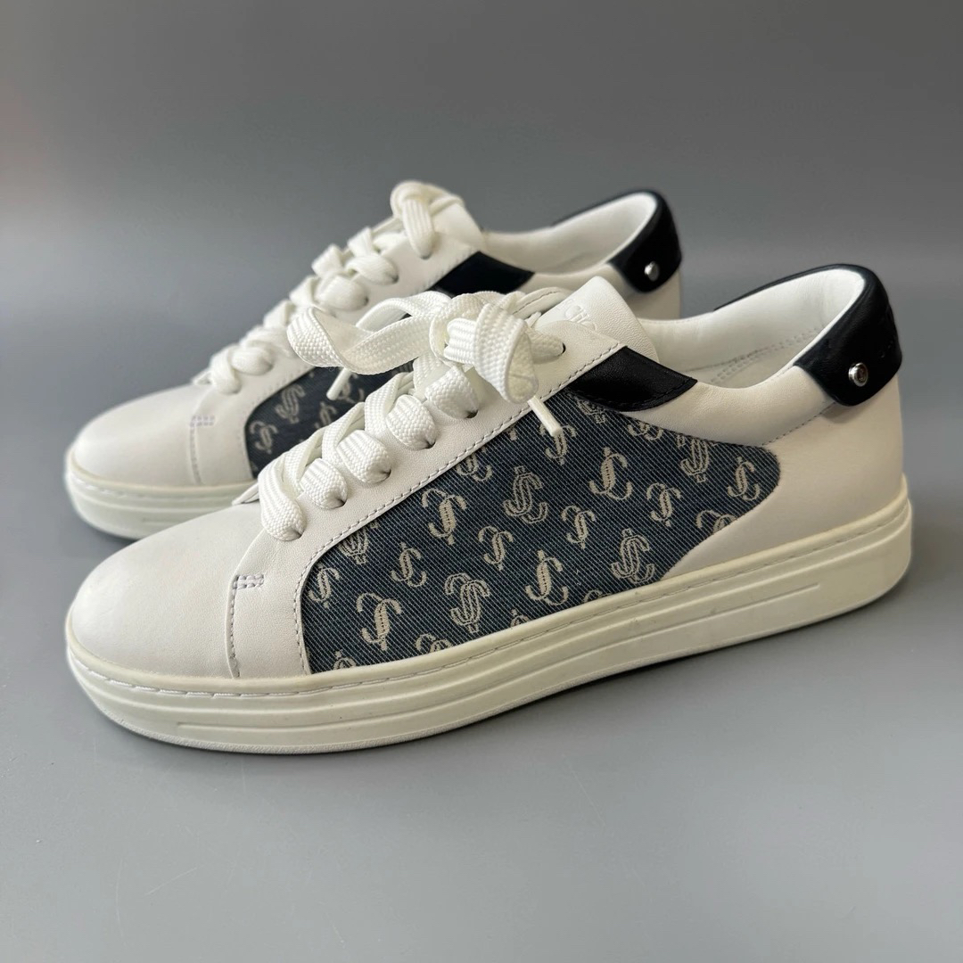 JIMMY CHOO/吉米周 J006 印花休闲板鞋