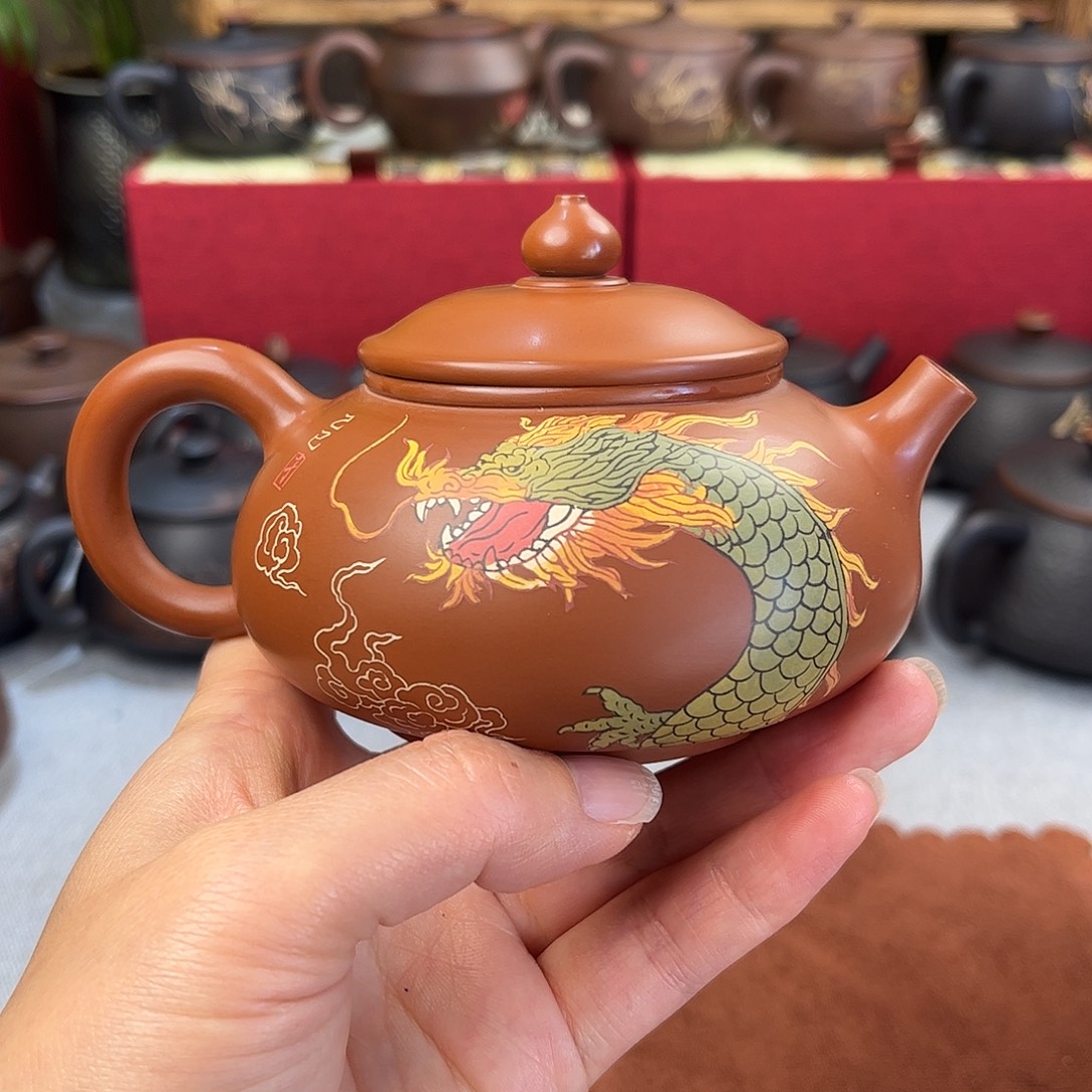 牛***牛190毫升微微瑕纯手工刻填复烧