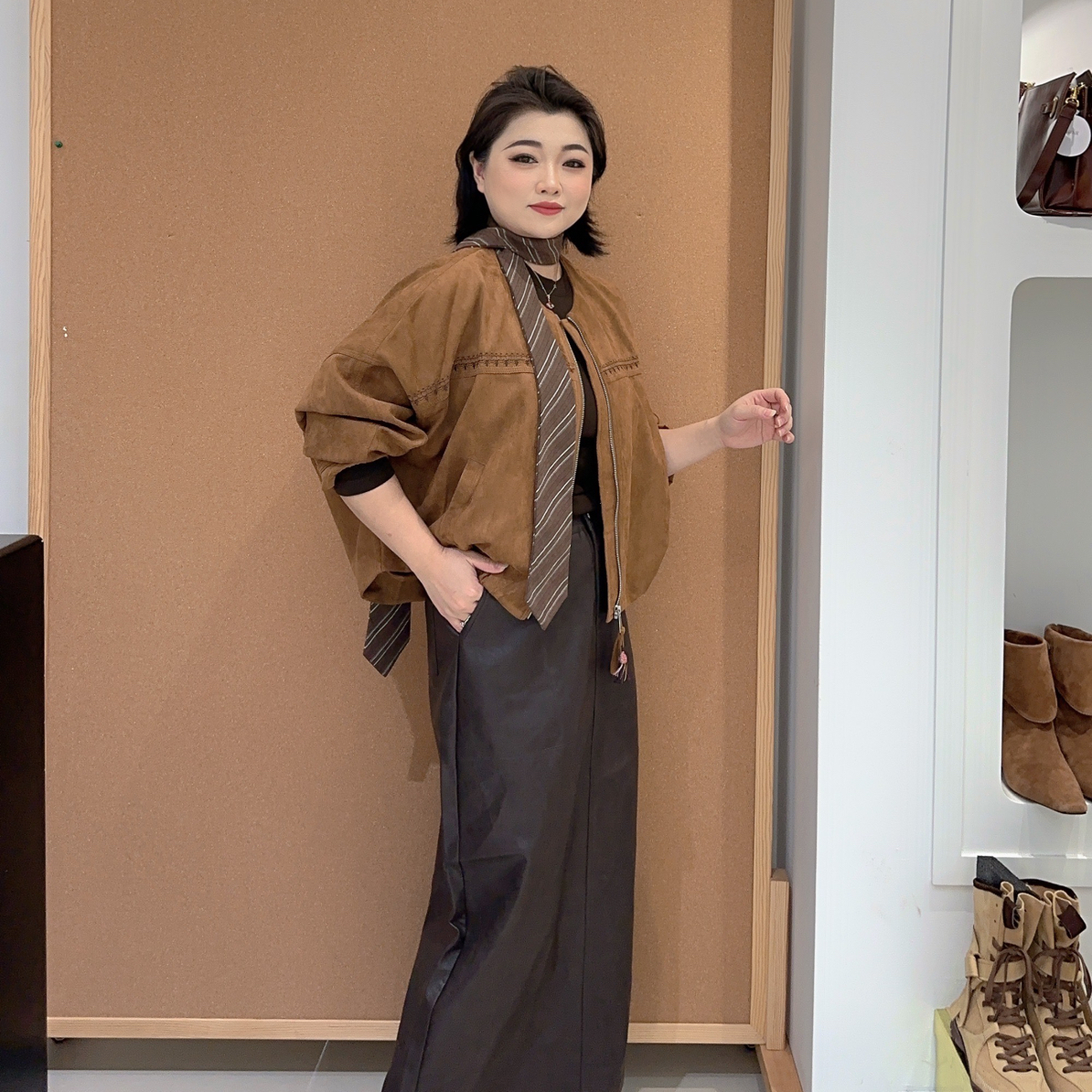 Uni店主实拍笑脸简T