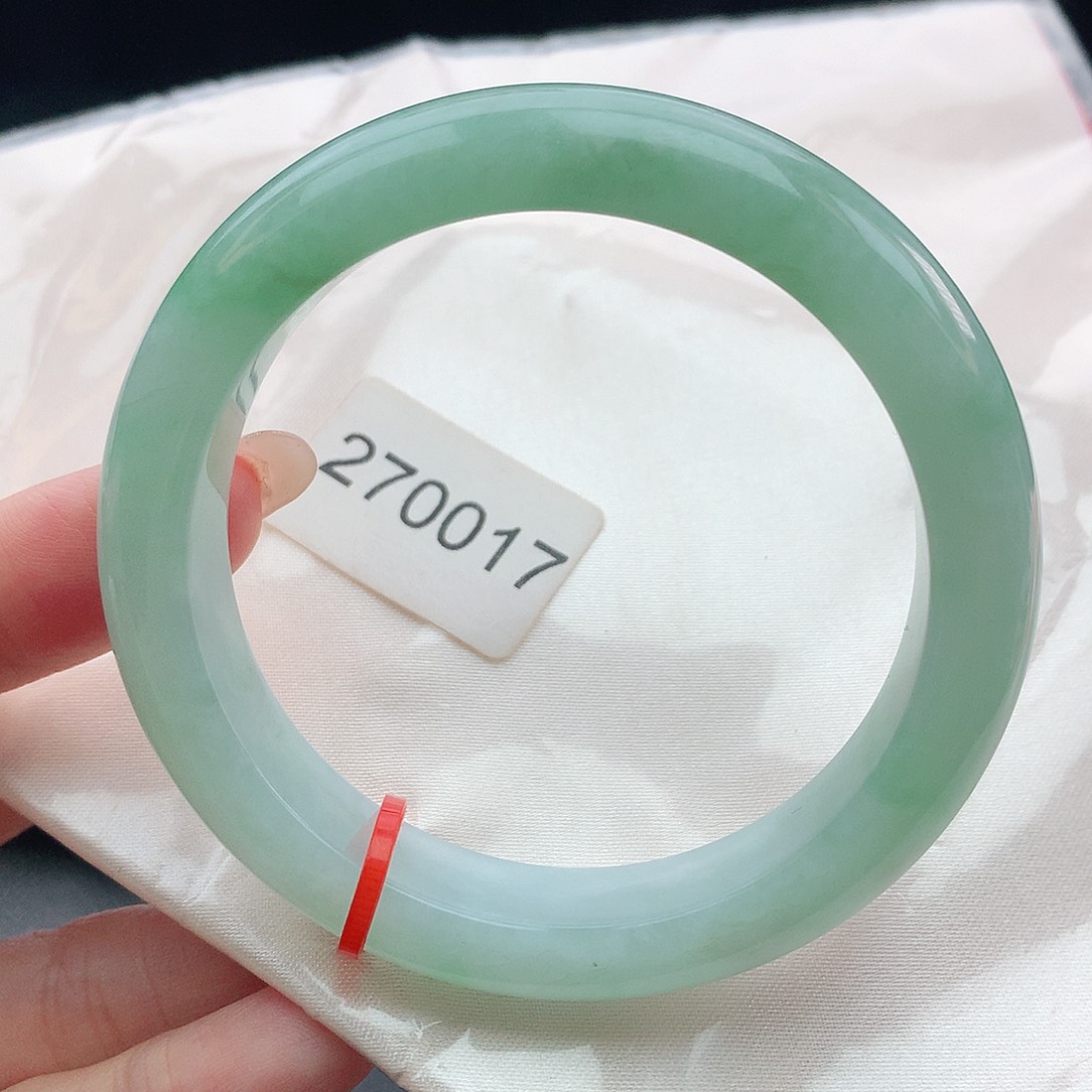 翡翠手镯未镶嵌56圈口270017