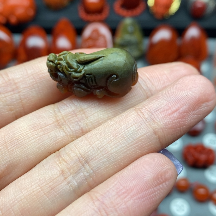 【闪购商品】玛瑙/玉髓配饰合金一**人