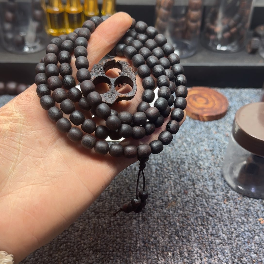 藤类紫软牛肉干多圈0.8×108颗老邢珠降真香