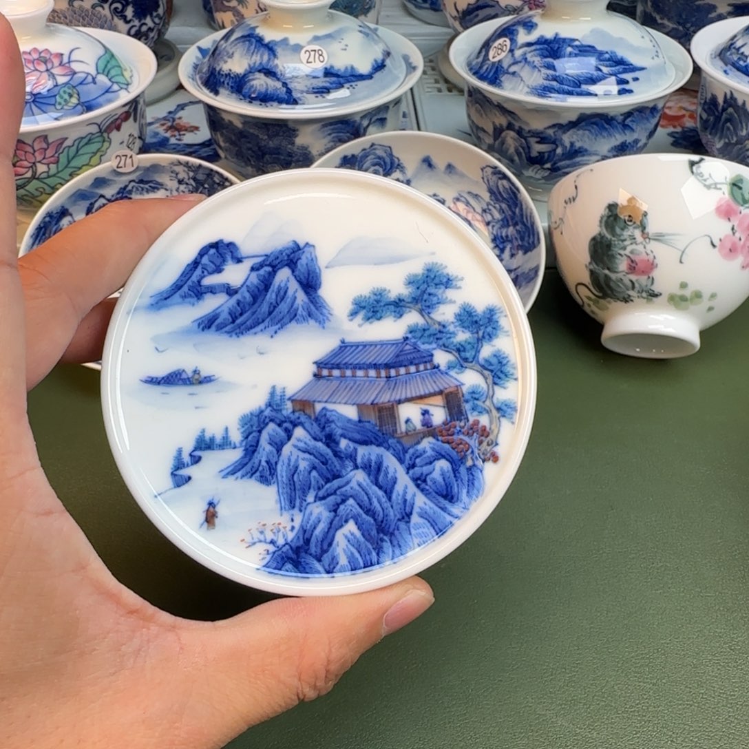 陶纯手工纯手绘茶具215