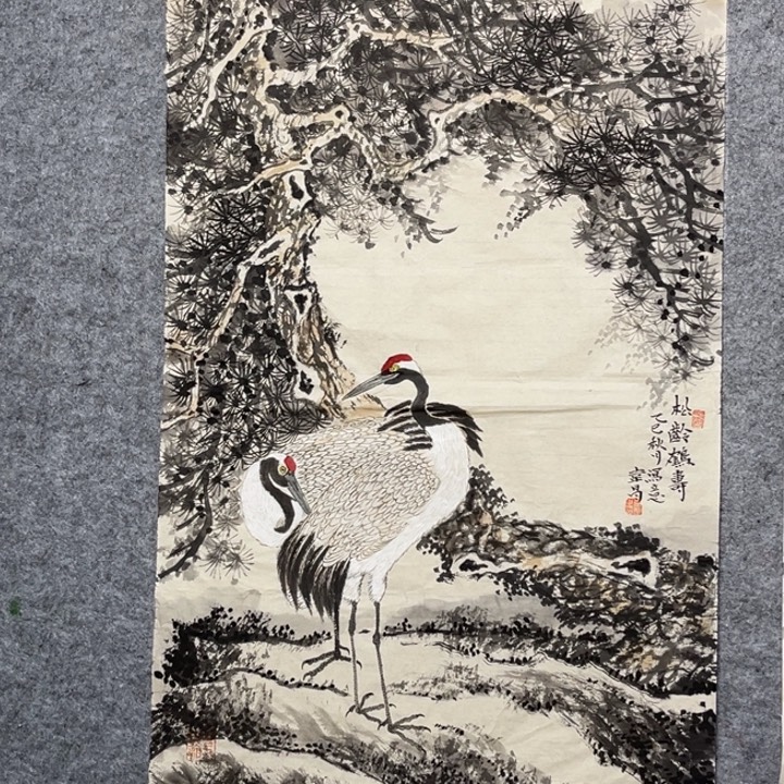 竖款淄博大鱼书画艺术