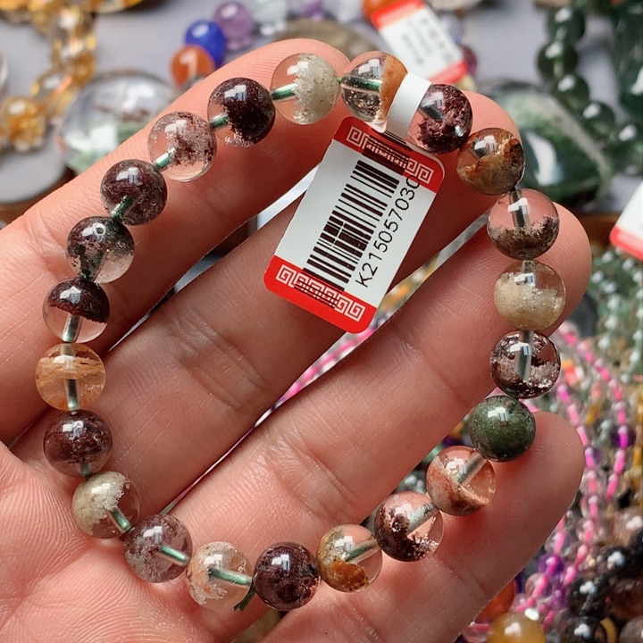 水晶手串未镶嵌天然