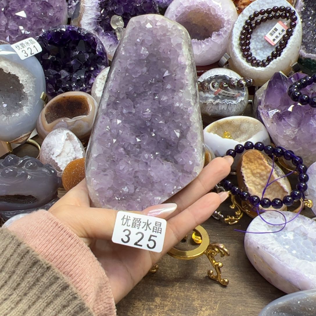 未镶嵌大型摆件（非配饰）紫晶325