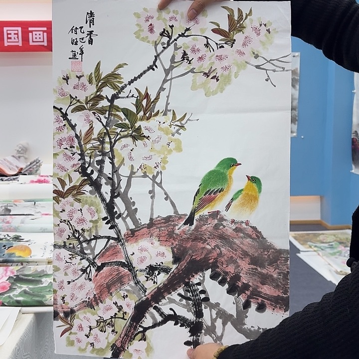 国画手绘国画作品