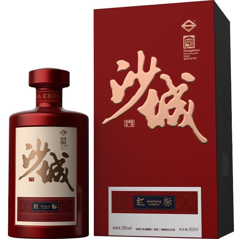 沙城红标38度浓香型460ml*4瓶不带外箱