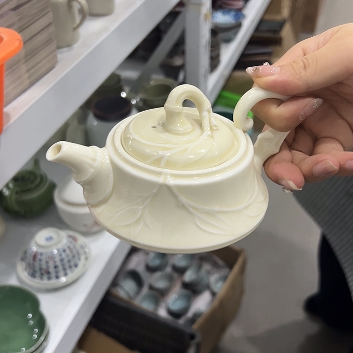 龙泉云间青瓷小米茶器