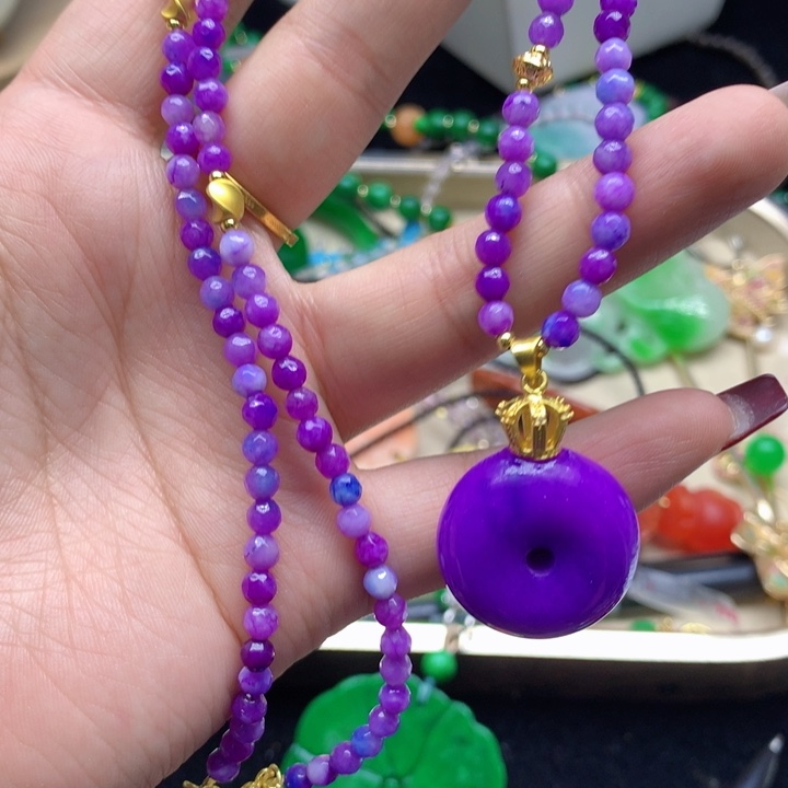 苏纪石（舒俱来）颈饰合金吊坠